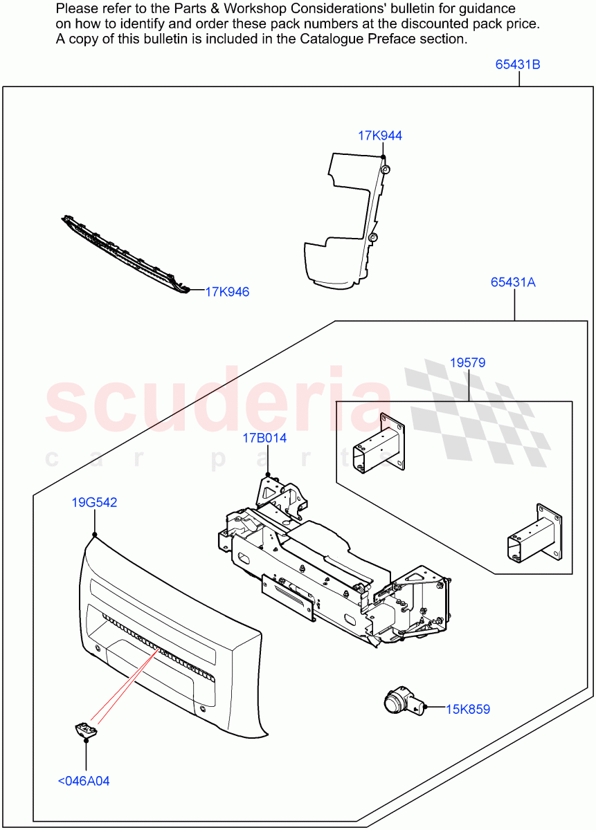 Accessory Pack (Winch Mounting Kit) (With Four Corner Air Suspension) of Land Rover Land Rover Defender (2020+) [2.0 Turbo Diesel]