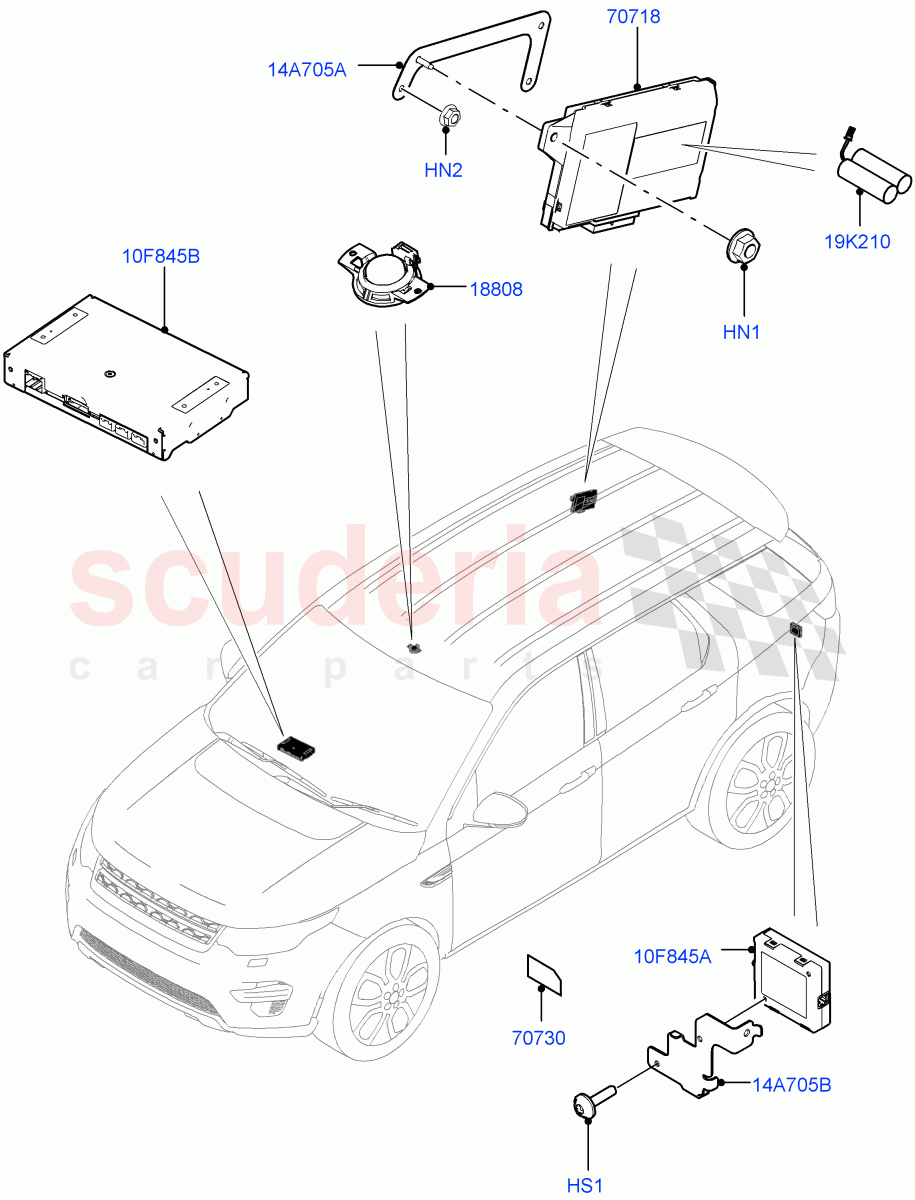 Telematics(Halewood (UK)) of Land Rover Land Rover Discovery Sport (2015+) [2.2 Single Turbo Diesel]