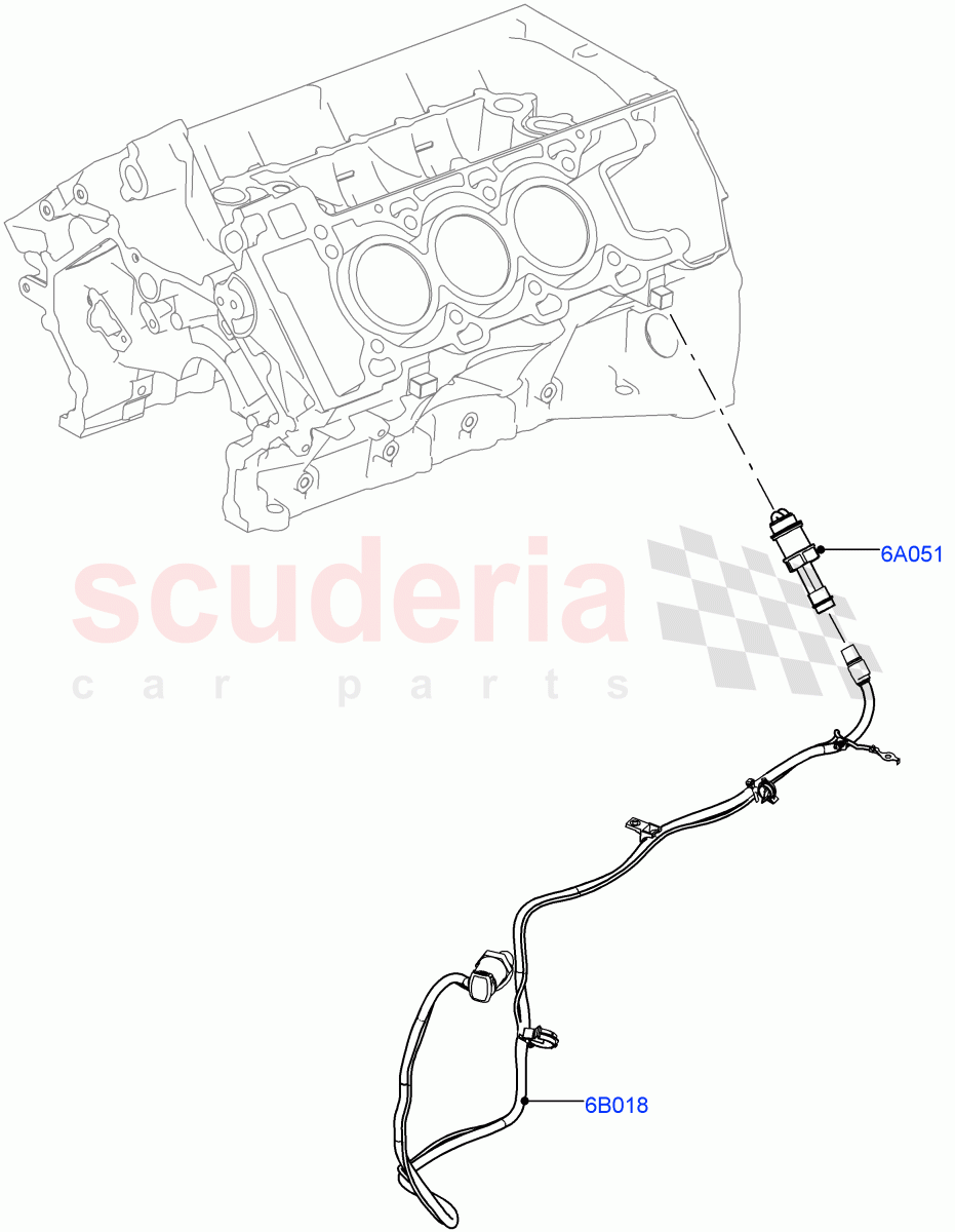 Engine Heater(3.0L DOHC GDI SC V6 PETROL,Immersion Heater - 700W / 110V) of Land Rover Land Rover Discovery 5 (2017+) [3.0 DOHC GDI SC V6 Petrol]