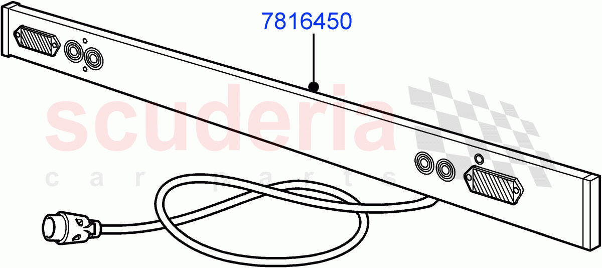 Towing Electrics(Accessory, Lighting Board)(Halewood (UK)) of Land Rover Land Rover Range Rover Evoque (2019+) [1.5 I3 Turbo Petrol AJ20P3]