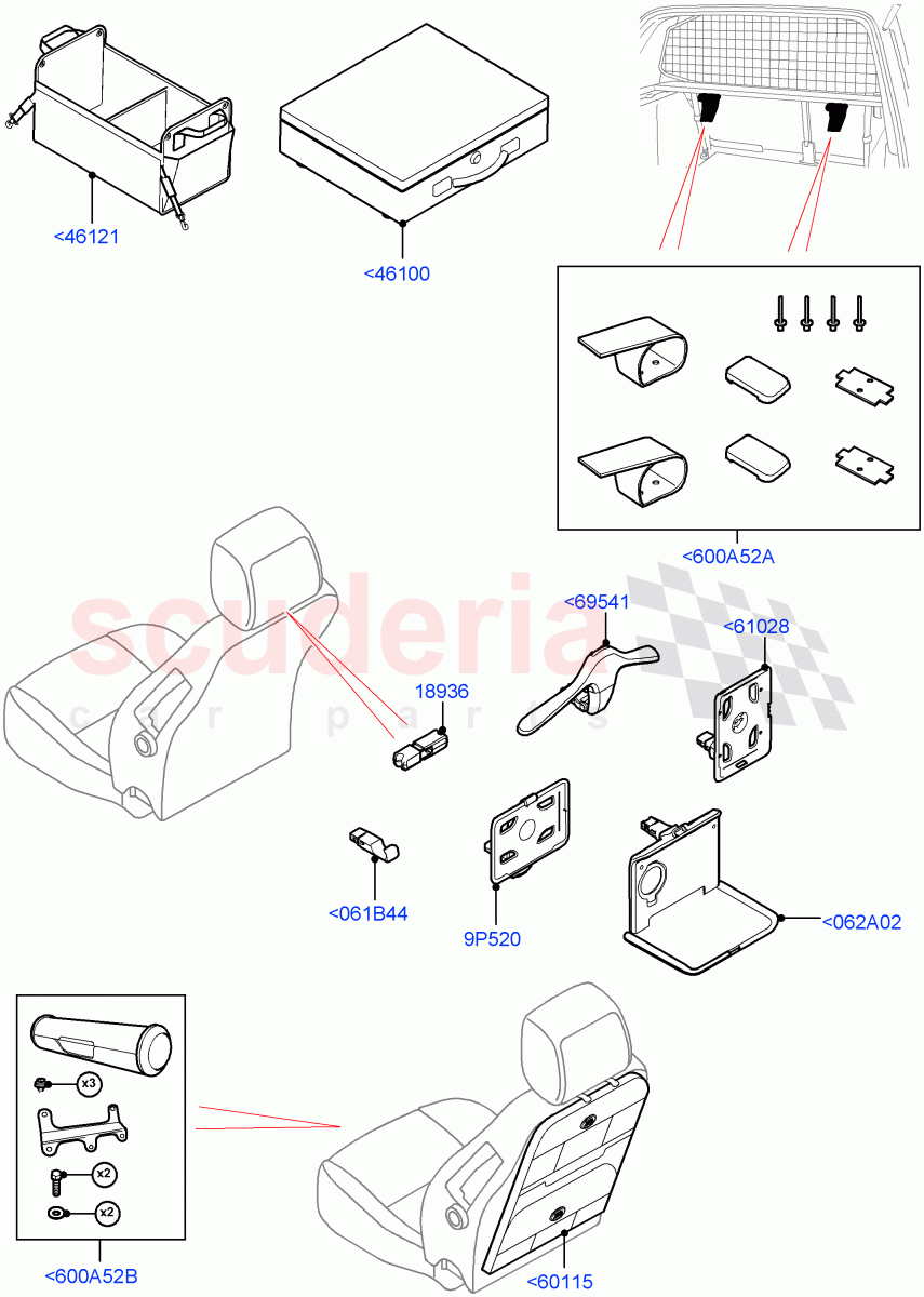 Storage(Accessory) of Land Rover Land Rover Range Rover (2012-2021) [4.4 DOHC Diesel V8 DITC]