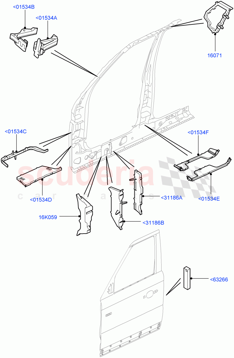 Insulators - Front(Side)((V)FROMAA000001) of Land Rover Land Rover Range Rover Sport (2010-2013) [3.6 V8 32V DOHC EFI Diesel]