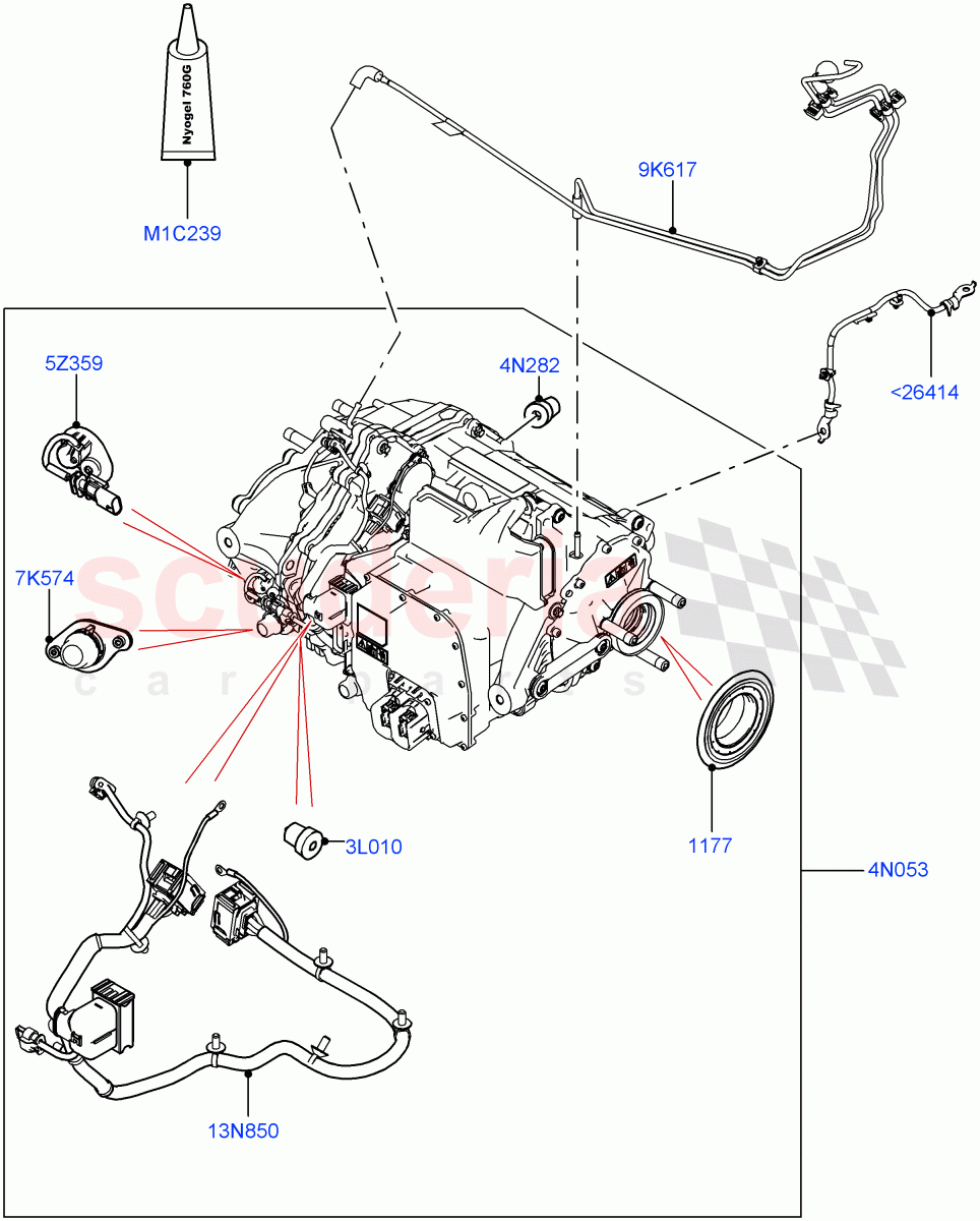 Rear Electric Drive Unit(Main Unit)(1.5L AJ20P3 Petrol High PHEV,Changsu (China)) of Land Rover Land Rover Range Rover Evoque (2019+) [2.0 Turbo Diesel]