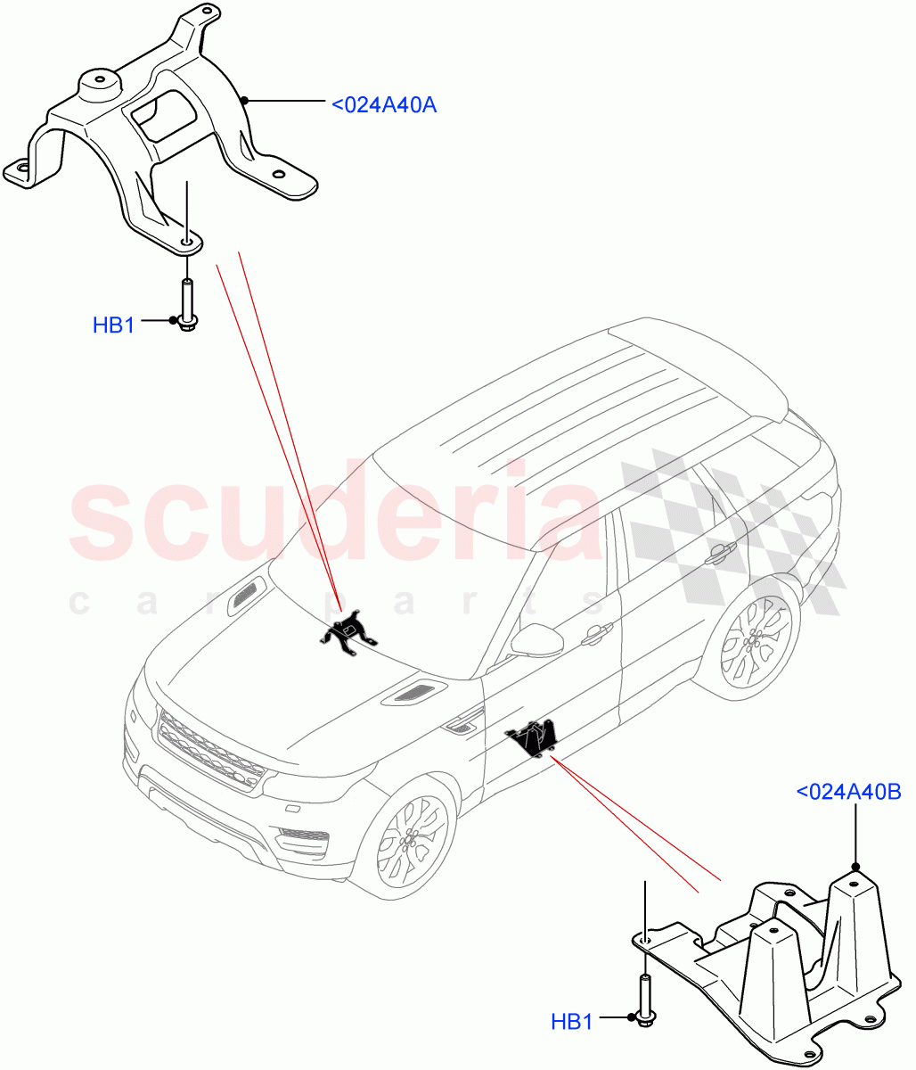 Floor Pan - Centre And Rear(2.0L I4 DSL MID DOHC AJ200,2.0L I4 DSL HIGH DOHC AJ200) of Land Rover Land Rover Range Rover Sport (2014+) [2.0 Turbo Petrol GTDI]