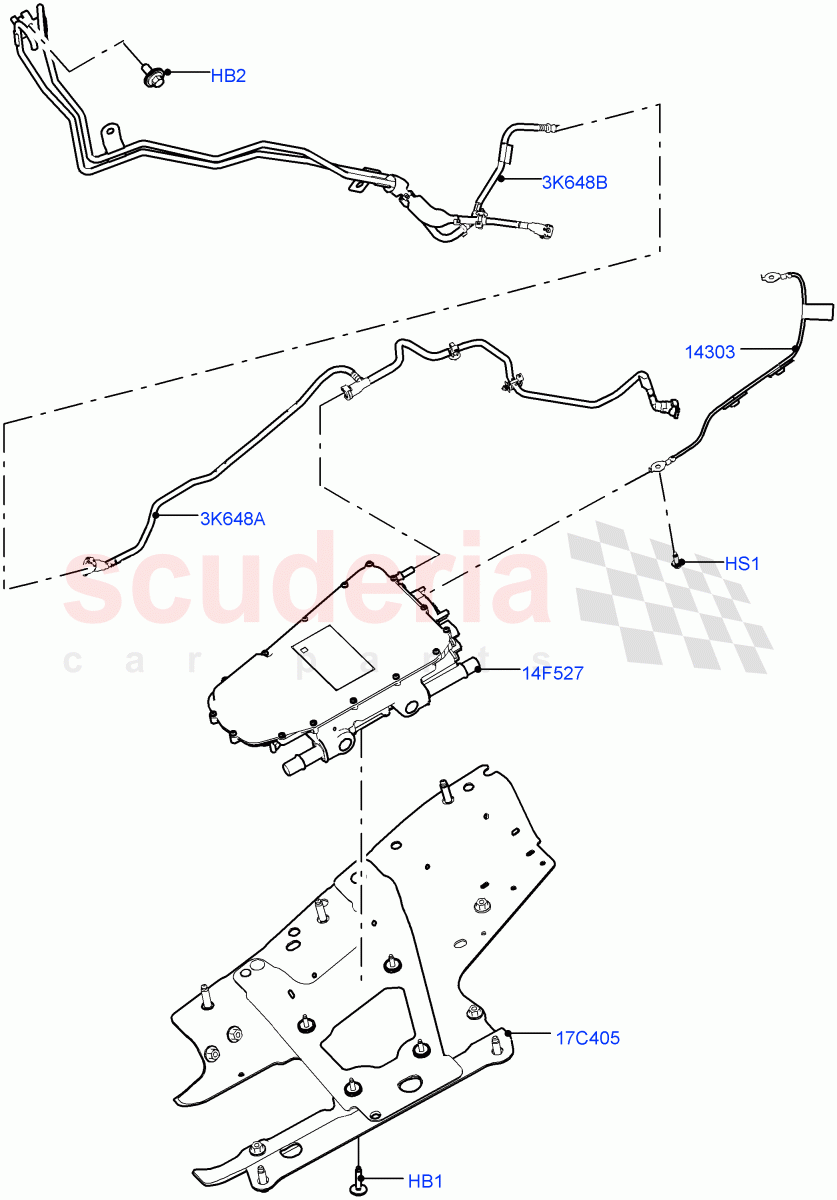 Hybrid Electrical Modules(Inverter)(Changsu (China),Electric Engine Battery-PHEV)((V)FROMKG446857) of Land Rover Land Rover Discovery Sport (2015+) [2.0 Turbo Diesel]