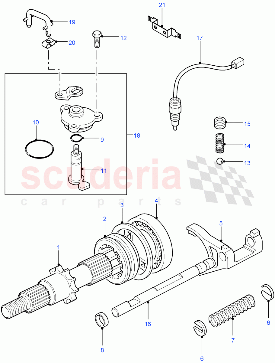 Front Ouput Shaft((V)FROM7A000001) of Land Rover Land Rover Defender (2007-2016)