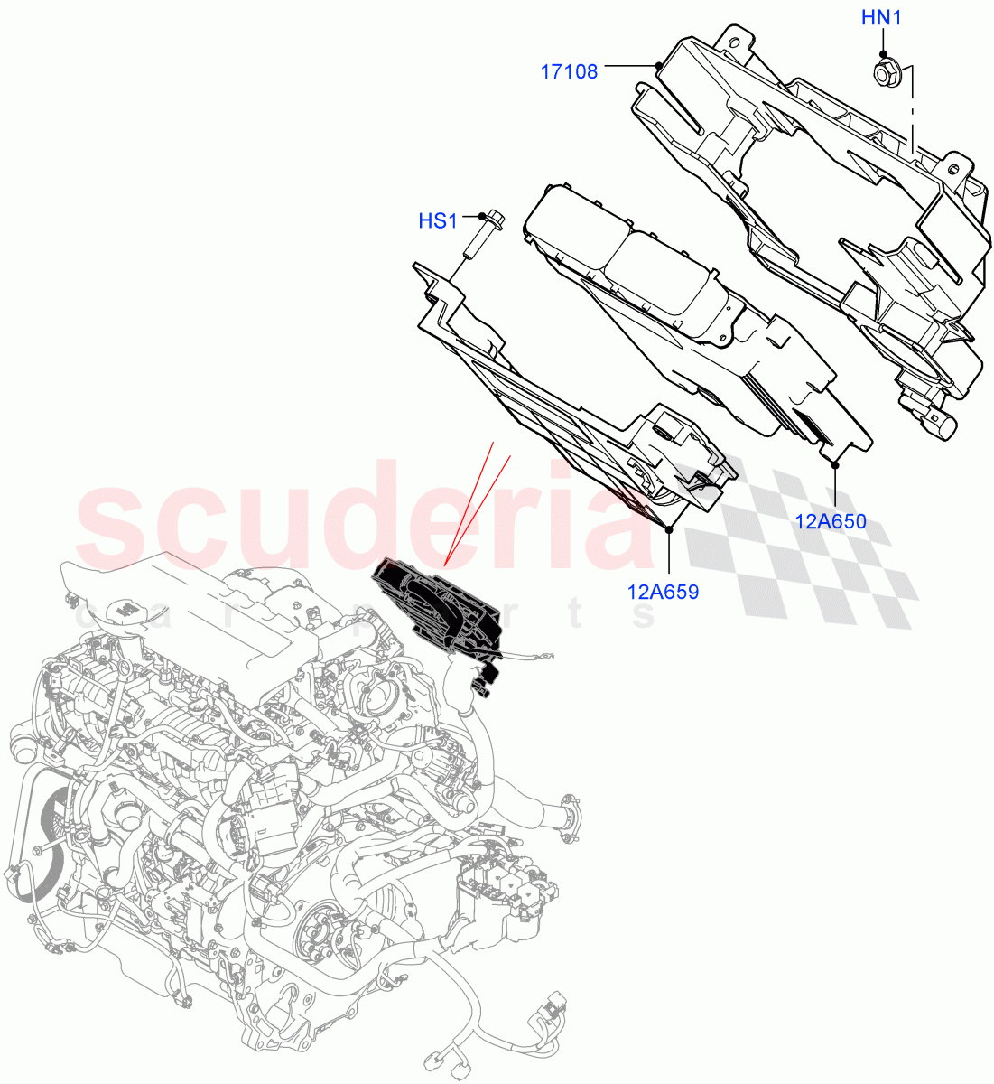 Engine Modules And Sensors(2.0L AJ20P4 Petrol E100 PTA,Itatiaia (Brazil))((V)FROMLT000001) of Land Rover Land Rover Discovery Sport (2015+) [2.0 Turbo Petrol AJ200P]