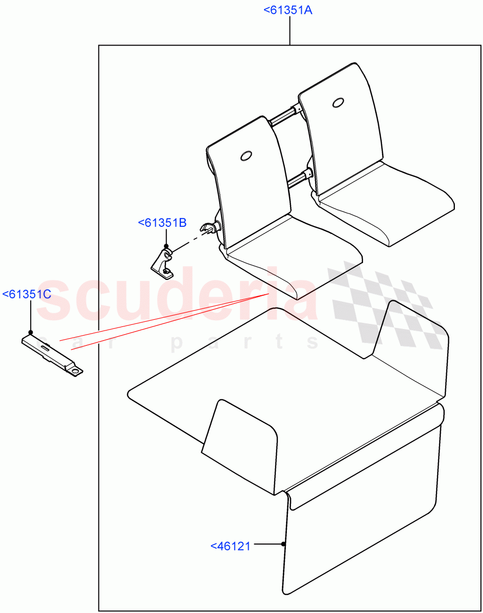 Touring Accessories(Tailgate Event Seating)((V)FROMJA000001) of Land Rover Land Rover Range Rover Sport (2014+) [5.0 OHC SGDI SC V8 Petrol]