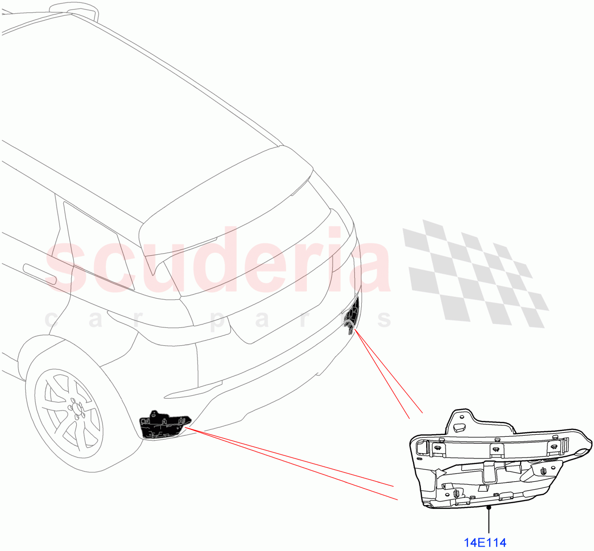 Vehicle Modules And Sensors(Tailgate - Hands Free,Changsu (China)) of Land Rover Land Rover Range Rover Evoque (2019+) [1.5 I3 Turbo Petrol AJ20P3]