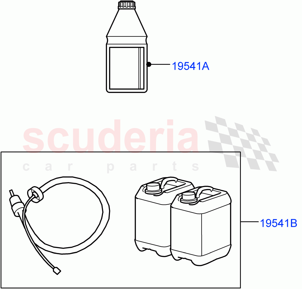 Other Fluids(With Diesel Exh Fluid Emission Tank) of Land Rover Land Rover Defender (2020+) [5.0 OHC SGDI SC V8 Petrol]