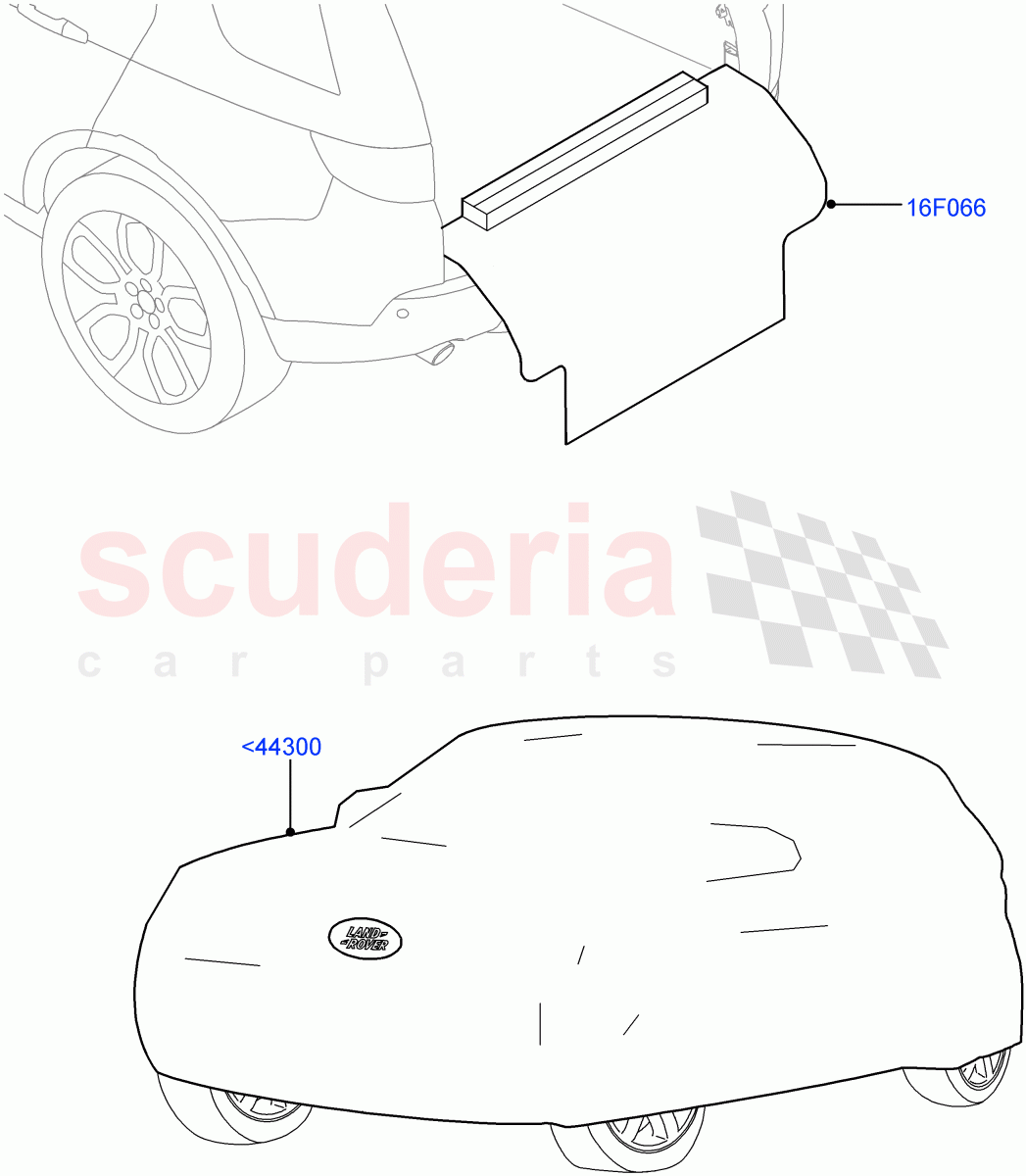 Exterior Body Protection(Halewood (UK)) of Land Rover Land Rover Range Rover Evoque (2019+) [1.5 I3 Turbo Petrol AJ20P3]