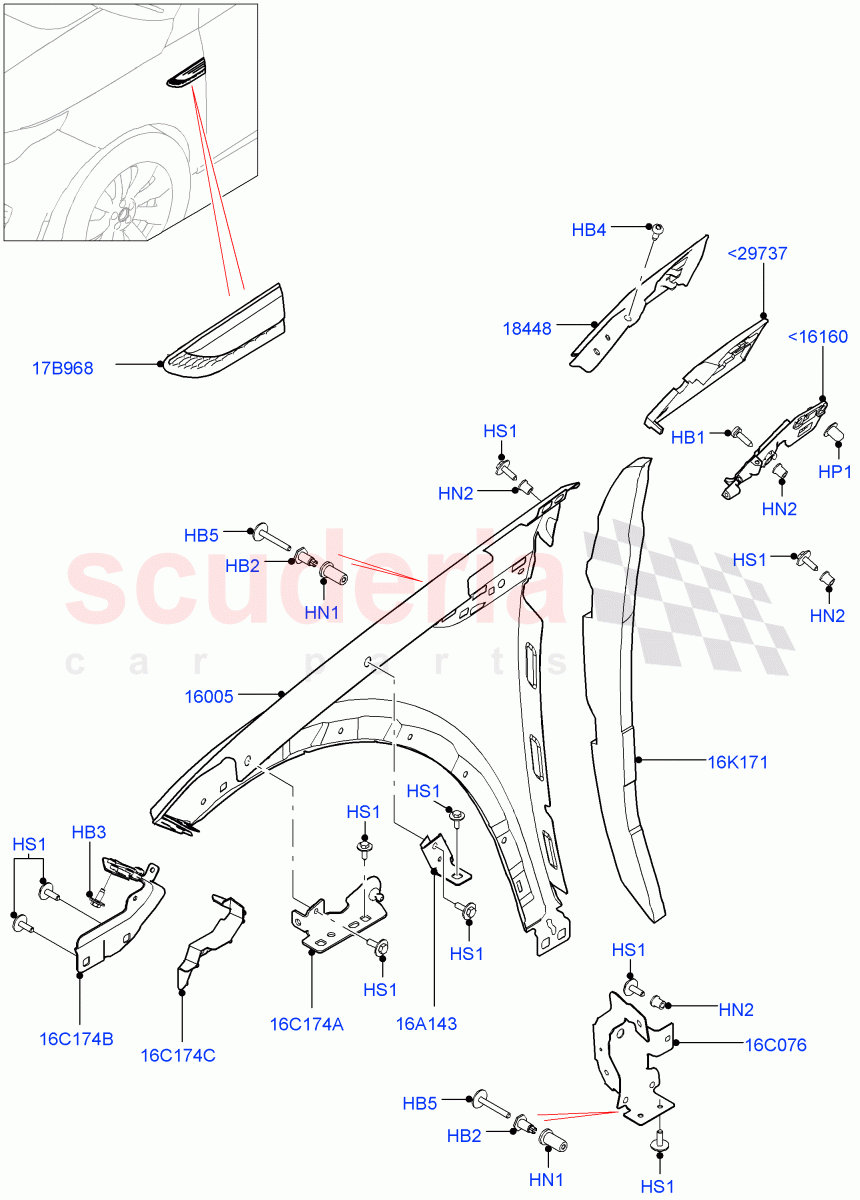 Dash Panel And Front Fenders(Itatiaia (Brazil))((V)FROMGT000001) of Land Rover Land Rover Discovery Sport (2015+) [2.0 Turbo Petrol GTDI]