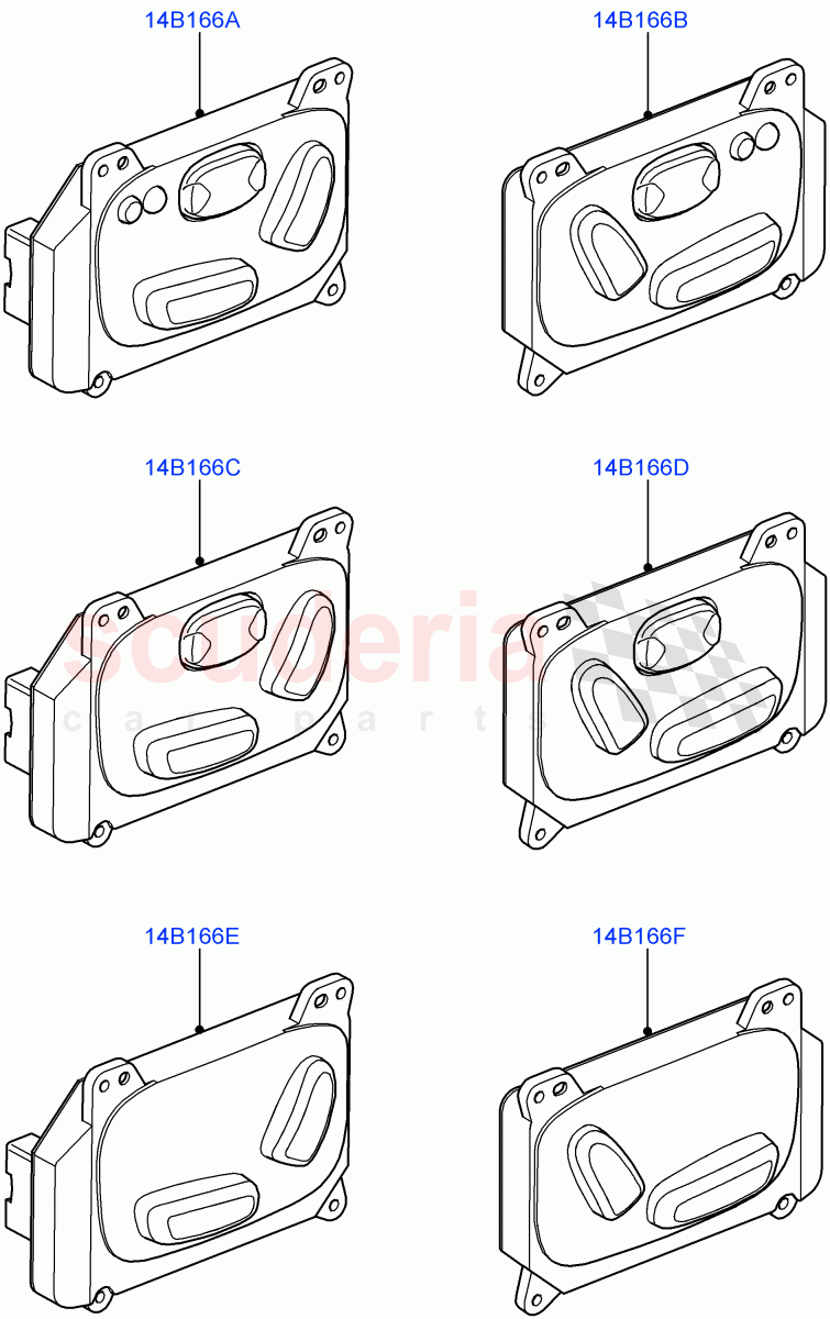 Switches(Seats)((V)FROMAA000001) of Land Rover Land Rover Range Rover Sport (2010-2013) [3.6 V8 32V DOHC EFI Diesel]