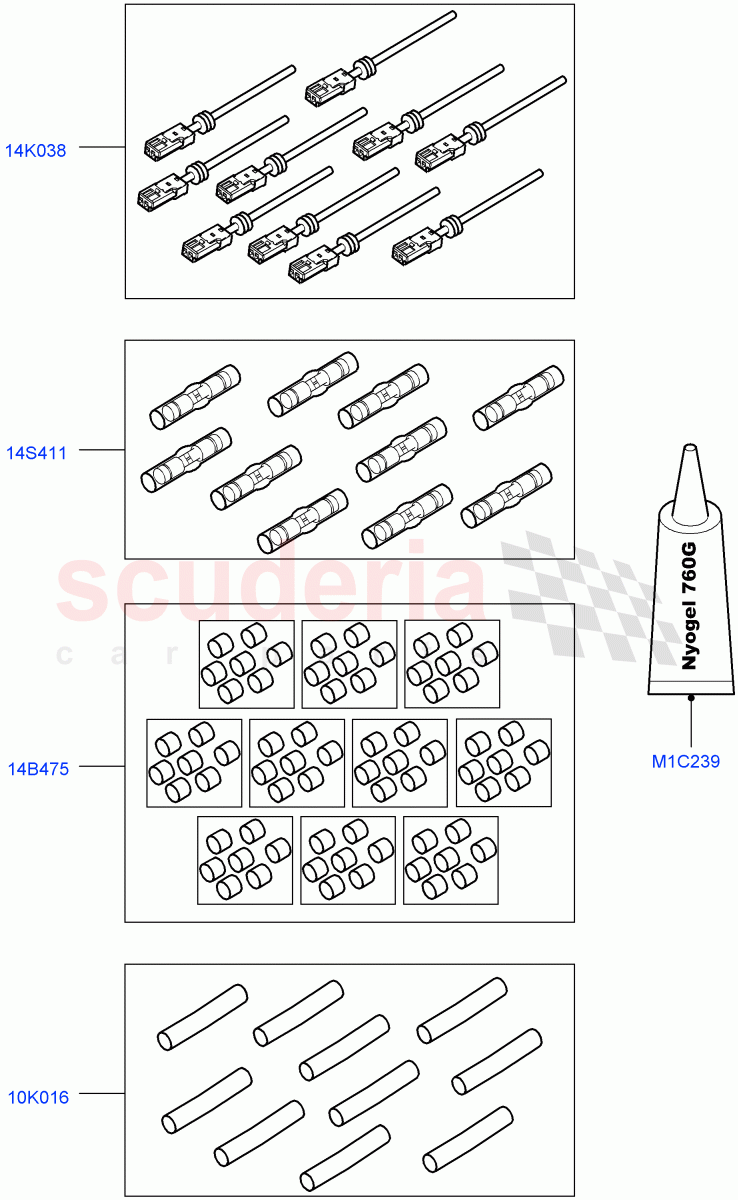 Pigtail Wiring Kits(Halewood (UK)) of Land Rover Land Rover Range Rover Evoque (2012-2018) [2.0 Turbo Petrol GTDI]