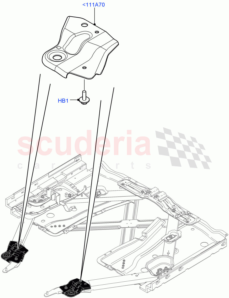 Front Panels, Aprons & Side Members(2 Door Convertible,Halewood (UK))((V)FROMGH125984) of Land Rover Land Rover Range Rover Evoque (2012-2018) [2.0 Turbo Petrol AJ200P]