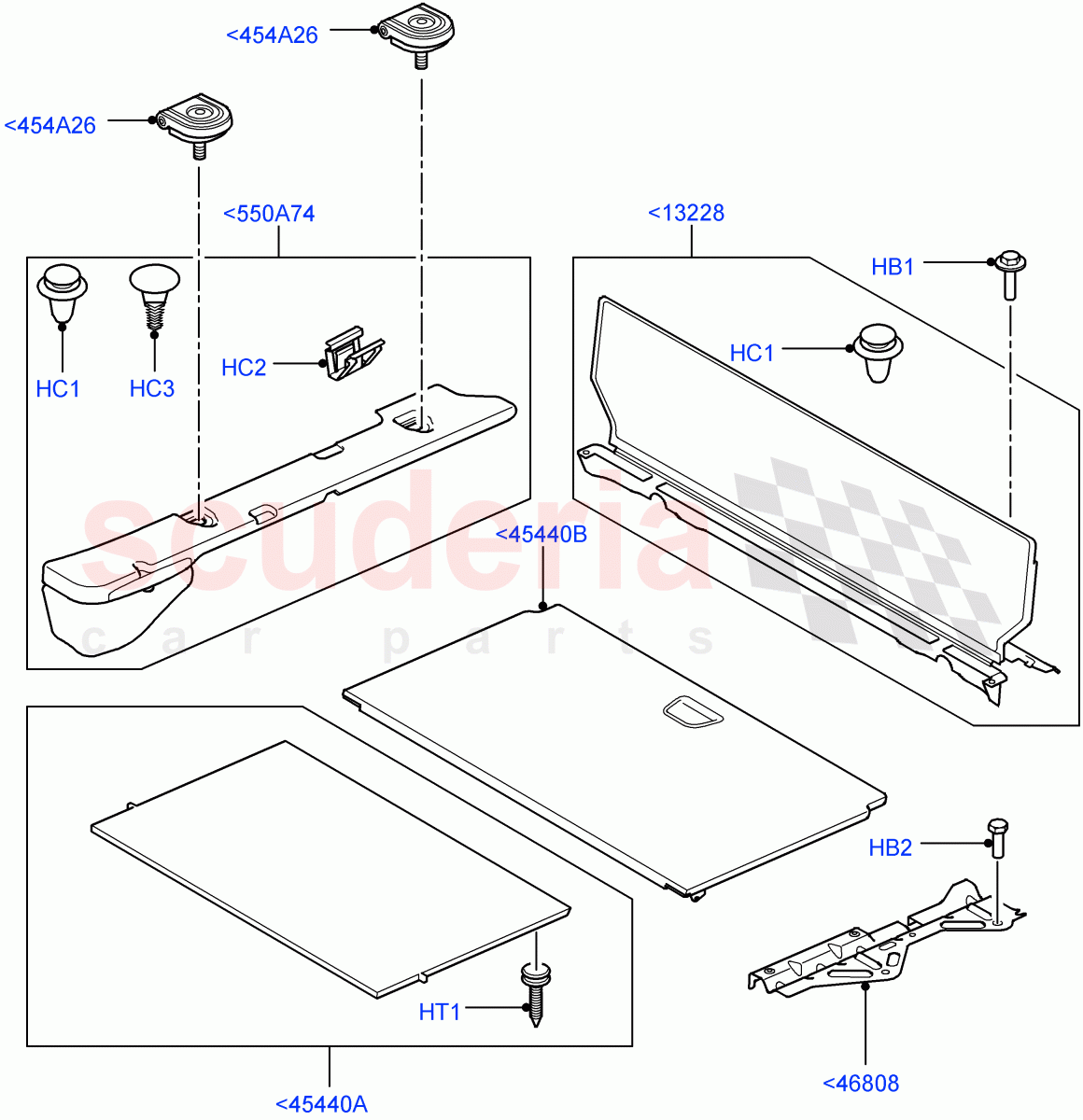 Load Compartment Trim(Floor)((V)FROMAA000001) of Land Rover Land Rover Discovery 4 (2010-2016) [5.0 OHC SGDI NA V8 Petrol]