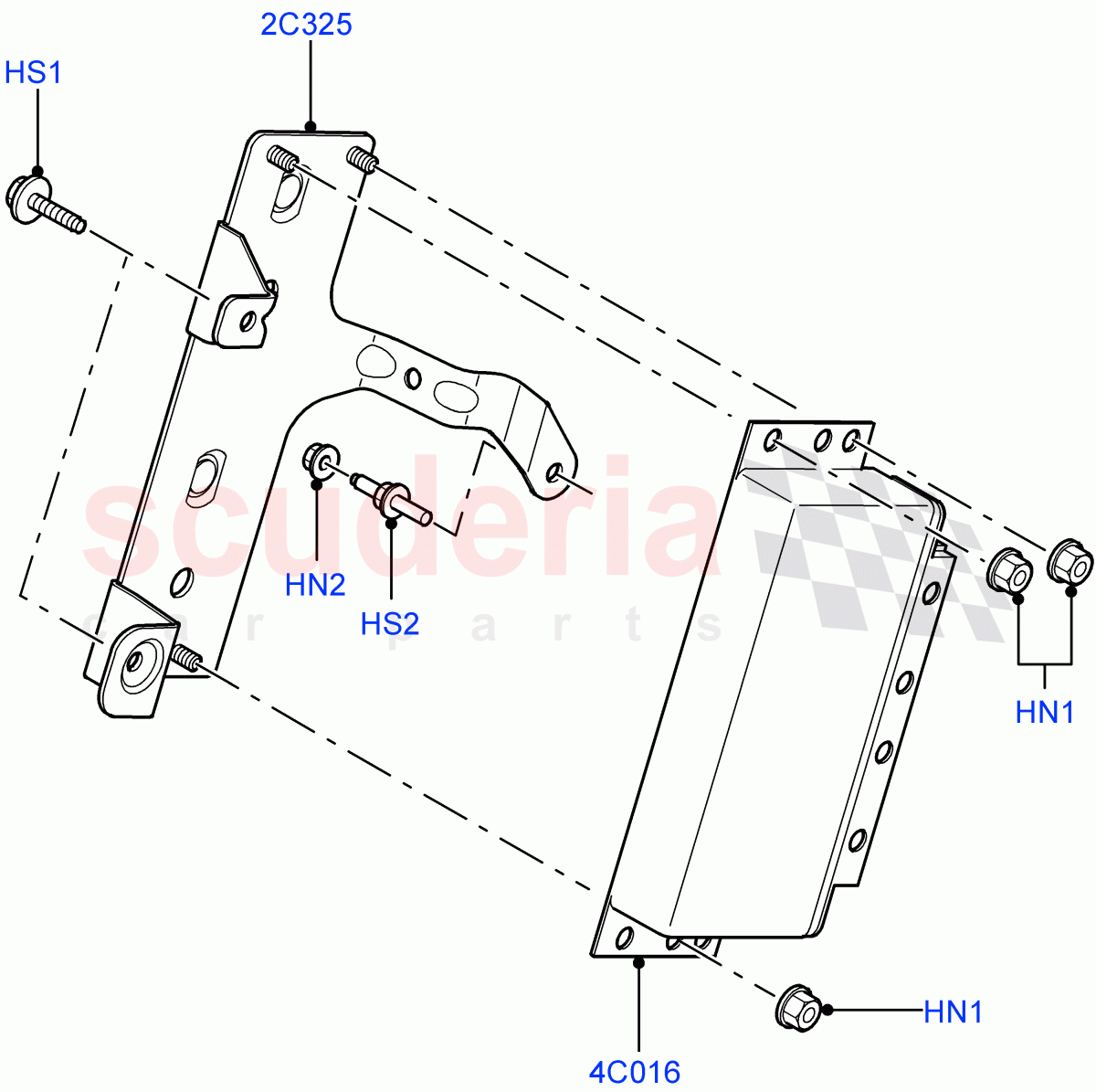 Rear Axle Modules And Sensors(Rear Axle Locking Differential)((V)TO9A999999) of Land Rover Land Rover Range Rover Sport (2005-2009) [2.7 Diesel V6]