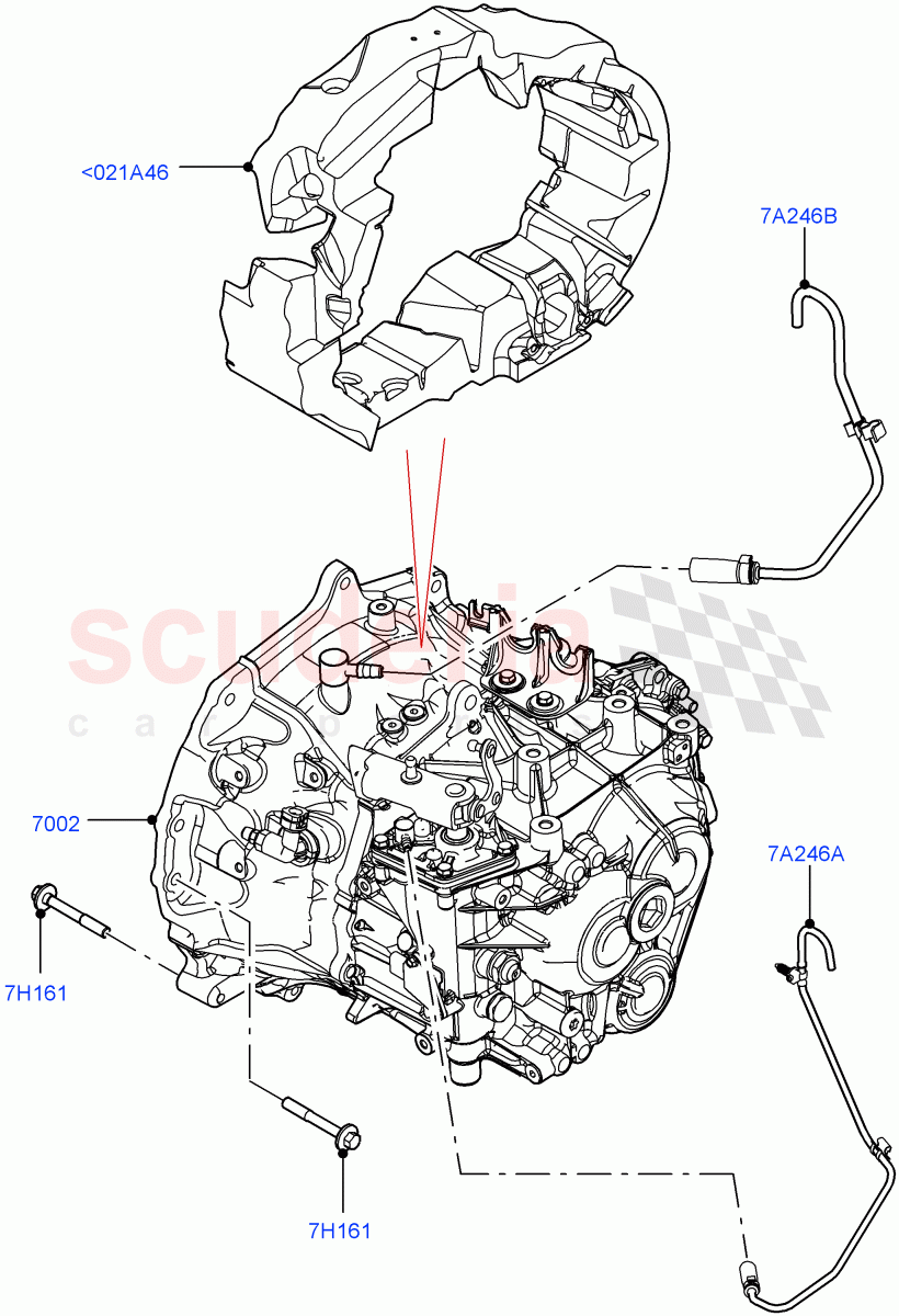 Manual Transaxle And Case(6 Speed Manual Trans BG6,Halewood (UK))((V)FROMKH000001) of Land Rover Land Rover Discovery Sport (2015+) [2.0 Turbo Diesel]