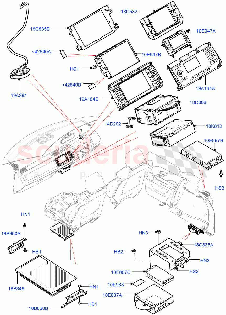 Audio Equipment - Original Fit (Halewood (UK)) of Land Rover Land Rover Range Rover Evoque (2012-2018) [2.0 Turbo Petrol GTDI]