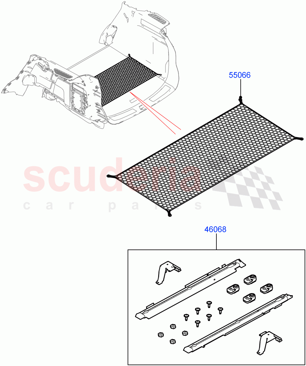 Load Retention Systems of Land Rover Land Rover Defender (2020+) [3.0 I6 Turbo Petrol AJ20P6]