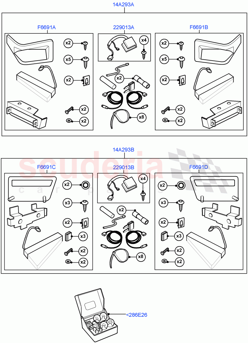 Accessory - Electrical Kit(Accessory)((V)FROMAA000001) of Land Rover Land Rover Range Rover Sport (2010-2013) [3.6 V8 32V DOHC EFI Diesel]