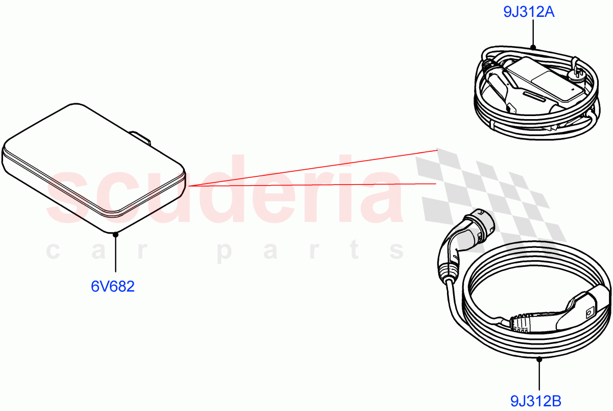 Tools(Charging Equipment)(Electric Engine Battery-PHEV)((V)FROMLH000001) of Land Rover Land Rover Range Rover Evoque (2019+) [1.5 I3 Turbo Petrol AJ20P3]