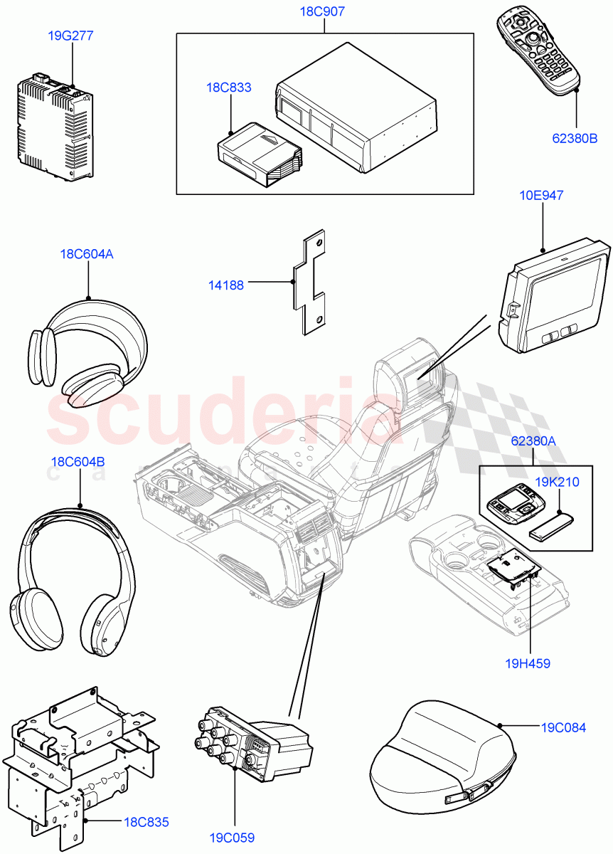 Family Entertainment System((V)FROMAA000001) of Land Rover Land Rover Range Rover (2010-2012) [3.6 V8 32V DOHC EFI Diesel]