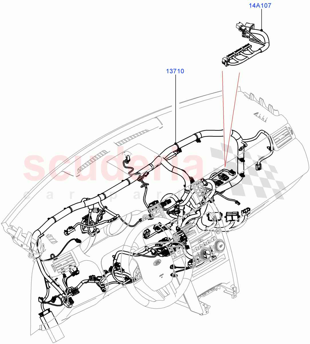 Electrical Wiring - Engine And Dash(Facia)(Changsu (China))((V)FROMFG000001) of Land Rover Land Rover Discovery Sport (2015+) [1.5 I3 Turbo Petrol AJ20P3]