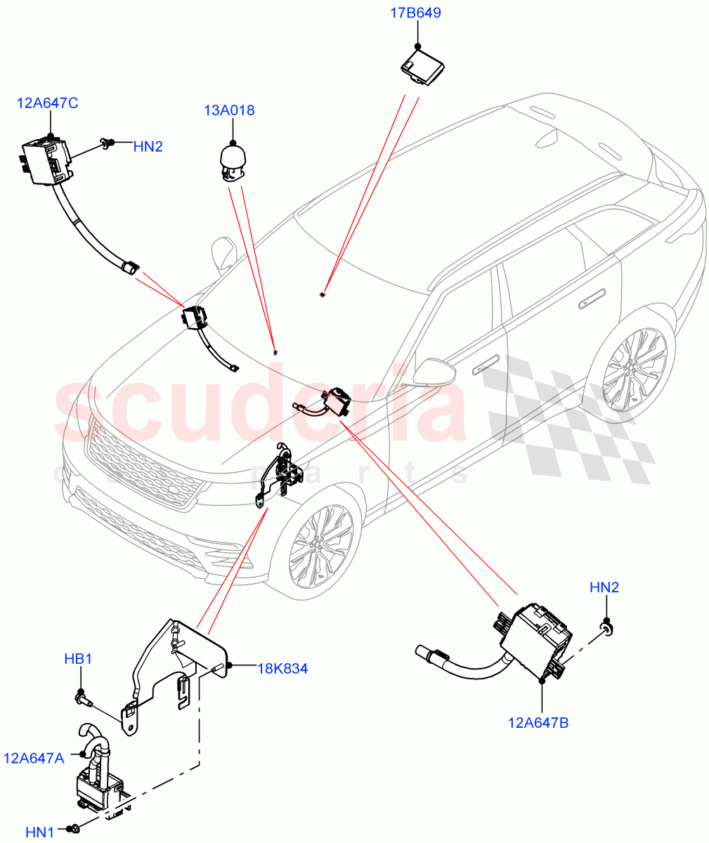 Air Conditioning And Heater Sensors ((V) FROMNA000001) of Land Rover Land Rover Range Rover Velar (2017+) [2.0 Turbo Diesel AJ21D4]