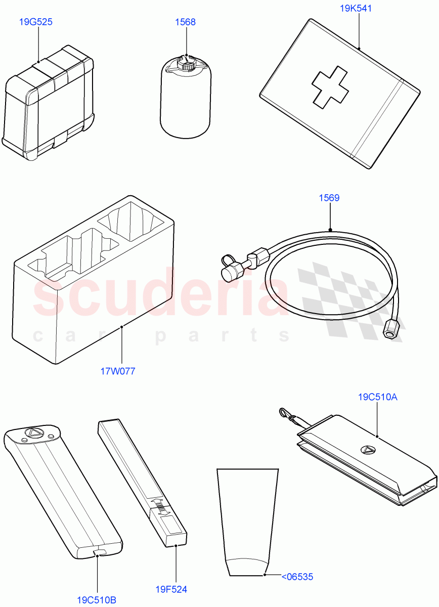 Emergency And Safety Equipment(Factory Fitted) of Land Rover Land Rover Range Rover Sport (2014+) [3.0 I6 Turbo Petrol AJ20P6]