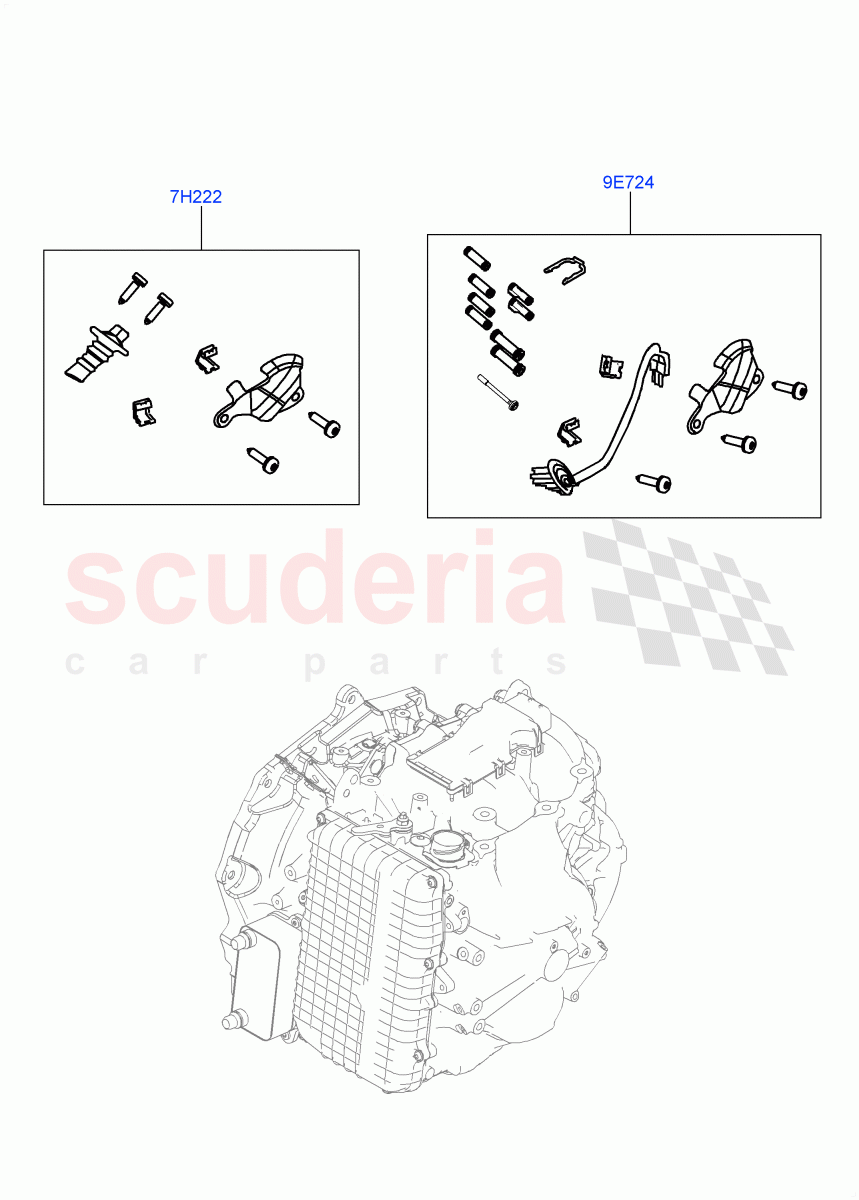 Valve Body - Main Control & Servo's(9 Speed Auto Trans 9HP50,Halewood (UK)) of Land Rover Land Rover Range Rover Evoque (2019+) [2.0 Turbo Diesel AJ21D4]