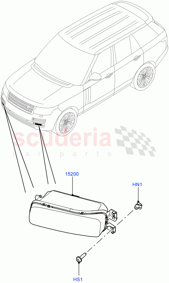 Front Fog Lamps(With Front Fog Lamps) of Land Rover Land Rover Range Rover (2012-2021) [5.0 OHC SGDI NA V8 Petrol]