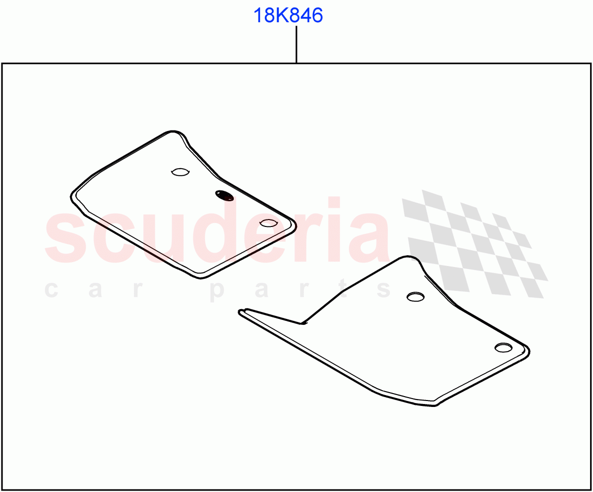 Floor Mats (Version - Commercial) of Land Rover Land Rover Defender (2020+) [5.0 OHC SGDI SC V8 Petrol]