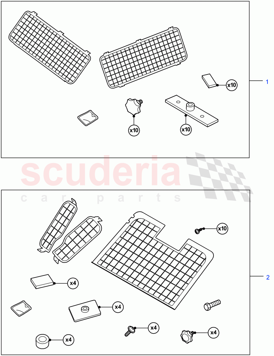 Window Guards((V)FROMDA000001) of Land Rover Land Rover Defender (2007-2016)