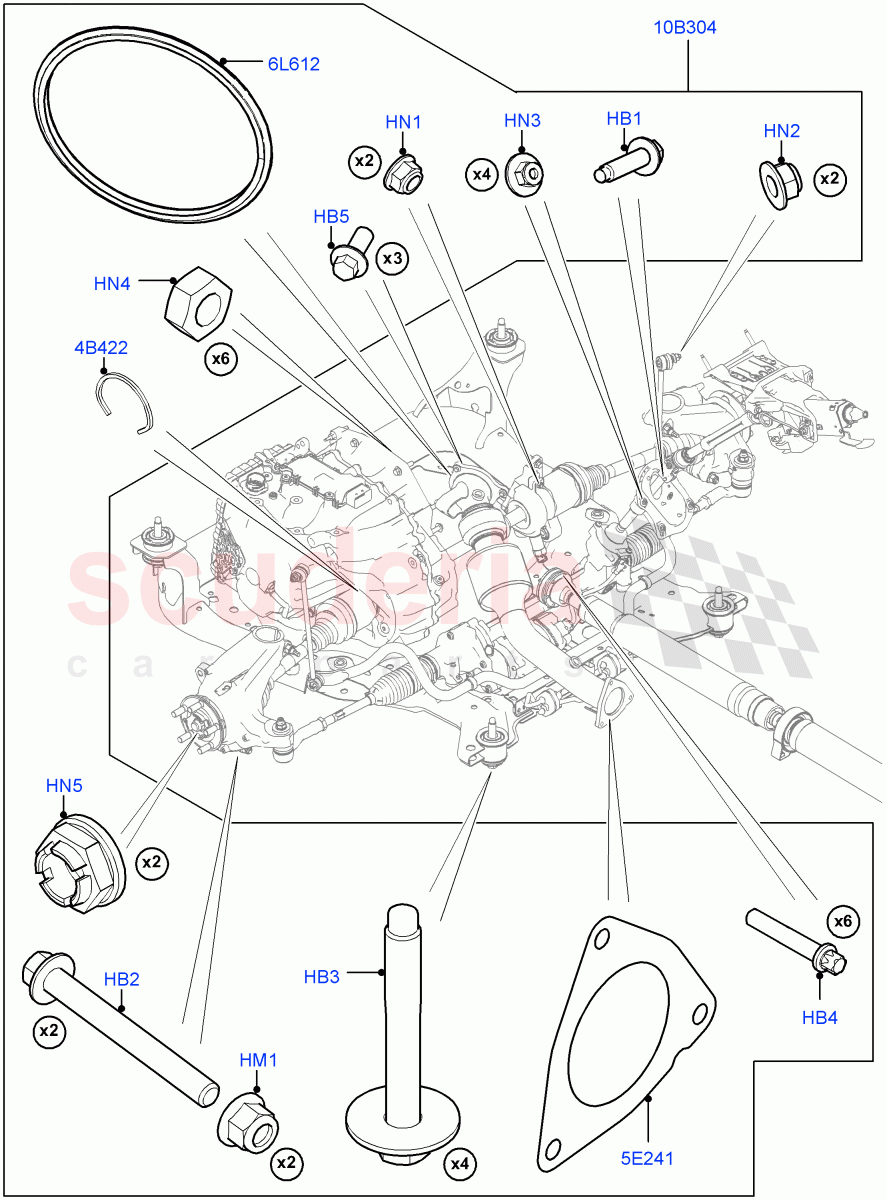 Transmission External Components(2.0L 16V TIVCT T/C Gen2 Petrol,9 Speed Auto AWD,Halewood (UK),2.0L 16V TIVCT T/C 240PS Petrol) of Land Rover Land Rover Range Rover Evoque (2012-2018) [2.2 Single Turbo Diesel]