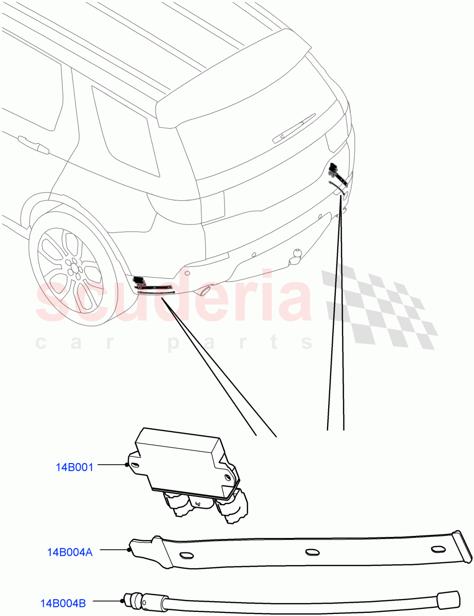 Vehicle Modules And Sensors(Tailgate - Hands Free,Changsu (China))((V)FROMFG000001) of Land Rover Land Rover Discovery Sport (2015+) [2.2 Single Turbo Diesel]