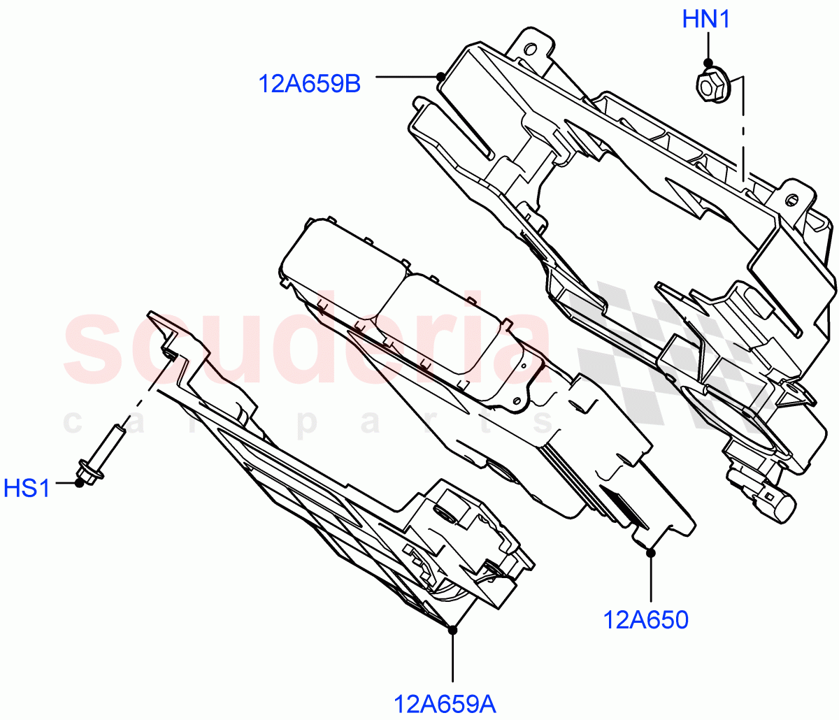 Engine Modules And Sensors(1.5L AJ20P3 Petrol High PHEV,Halewood (UK),1.5L AJ20P3 Petrol High)((V)FROMLH000001) of Land Rover Land Rover Range Rover Evoque (2019+) [1.5 I3 Turbo Petrol AJ20P3]