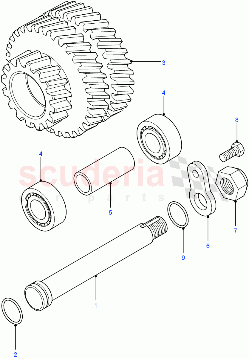 Intermediate Shaft((V)FROM7A000001) of Land Rover Land Rover Defender (2007-2016)