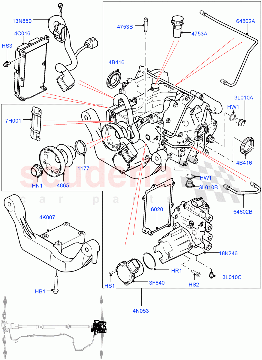 Rear Axle(Internal Components)(Halewood (UK),Dynamic Driveline)((V)FROMHH190581) of Land Rover Land Rover Range Rover Evoque (2012-2018) [2.0 Turbo Petrol GTDI]