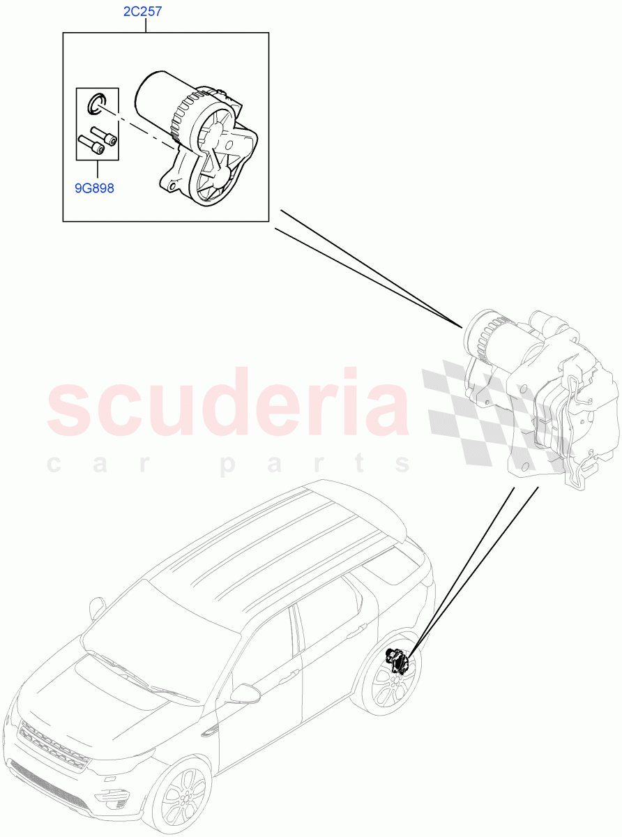 Parking Brake(Halewood (UK)) of Land Rover Land Rover Discovery Sport (2015+) [2.2 Single Turbo Diesel]