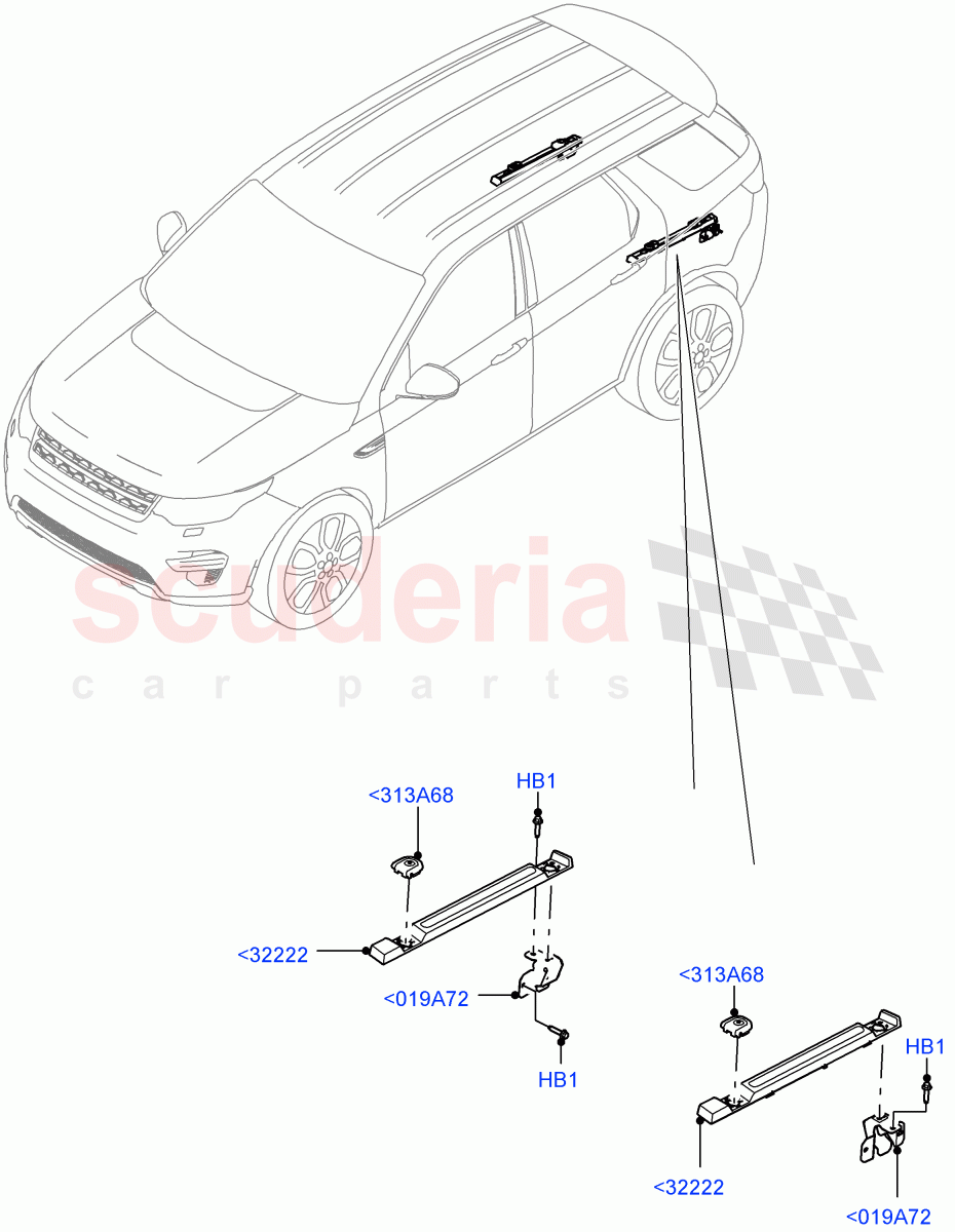 Load Compartment Trim (Floor) (Itatiaia (Brazil)) ((V) FROMGT000001) of Land Rover Land Rover Discovery Sport (2015+) [2.0 Turbo Petrol AJ200P]