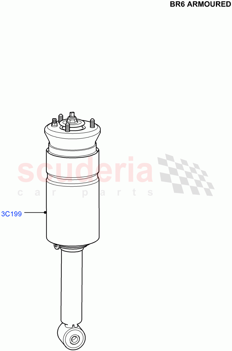 Front Suspension Struts And Springs(With B6 Level Armouring)((V)FROMAA000001) of Land Rover Land Rover Discovery 4 (2010-2016) [2.7 Diesel V6]