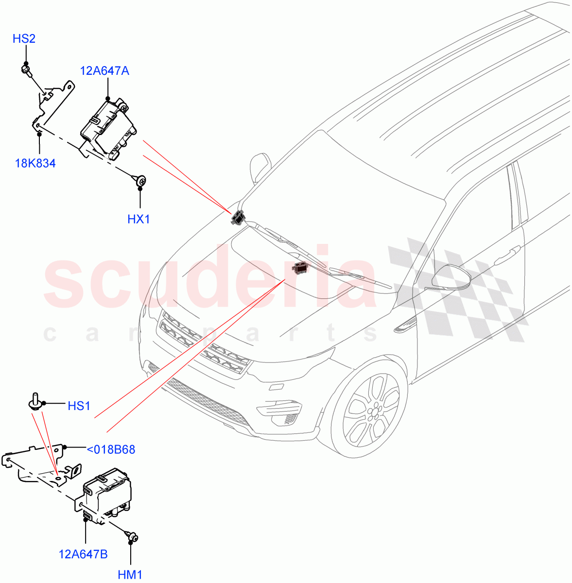 Air Conditioning And Heater Sensors (Changsu (China), Air Purge Ionisation / PM2.5) ((V) FROMMG575835) of Land Rover Land Rover Range Rover Evoque (2019+) [1.5 I3 Turbo Petrol AJ20P3]