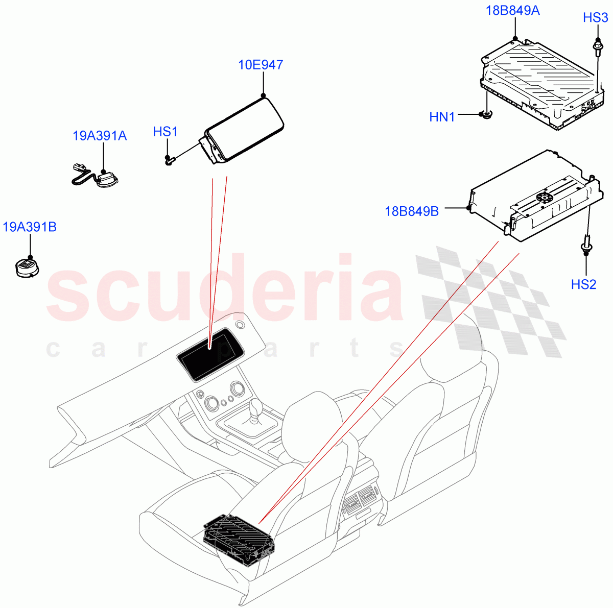 Audio Equipment - Original Fit(Changsu (China))((V)FROMKG446857) of Land Rover Land Rover Discovery Sport (2015+) [2.2 Single Turbo Diesel]