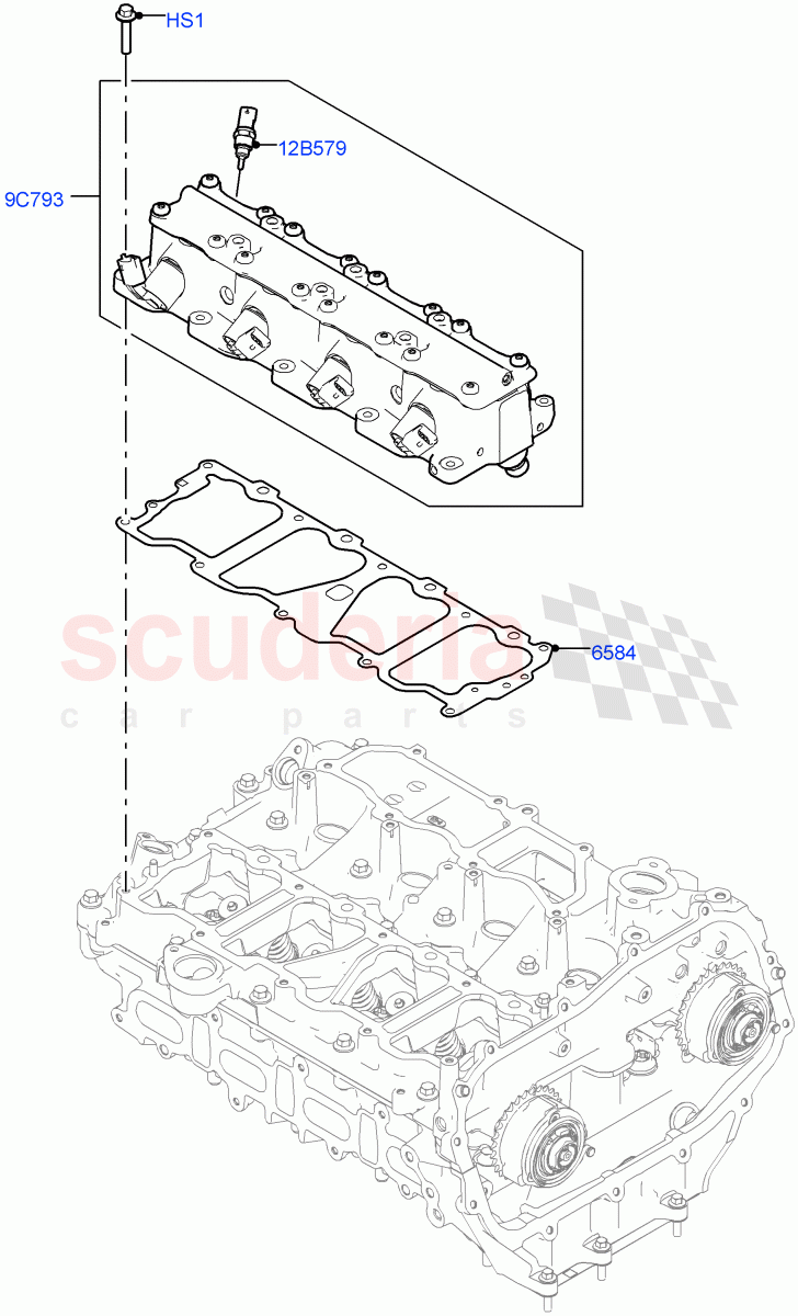 Variable Valve Lift Unit(2.0L AJ20P4 Petrol Mid PTA,Changsu (China)) of Land Rover Land Rover Discovery Sport (2015+) [2.0 Turbo Petrol AJ200P]