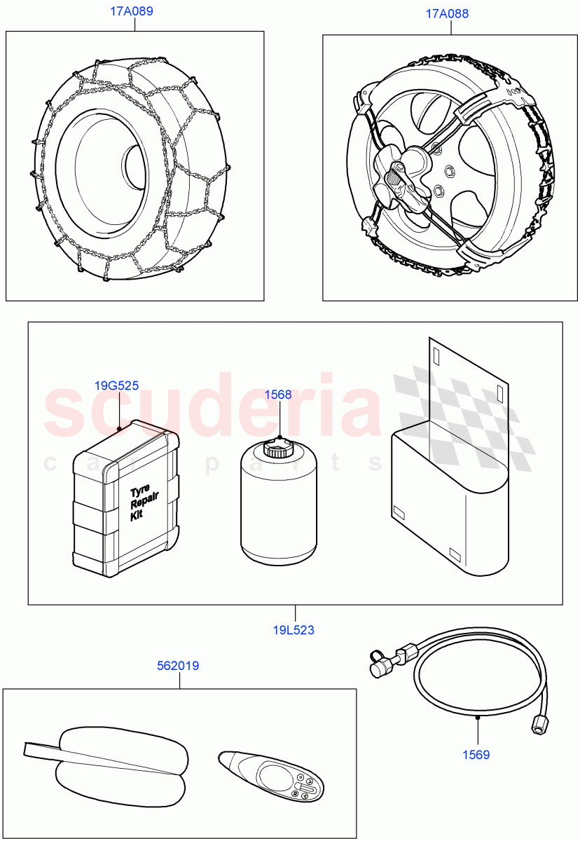 Emergency And Safety Equipment(External, Accessory)((V)FROMAA000001) of Land Rover Land Rover Discovery 4 (2010-2016) [3.0 Diesel 24V DOHC TC]