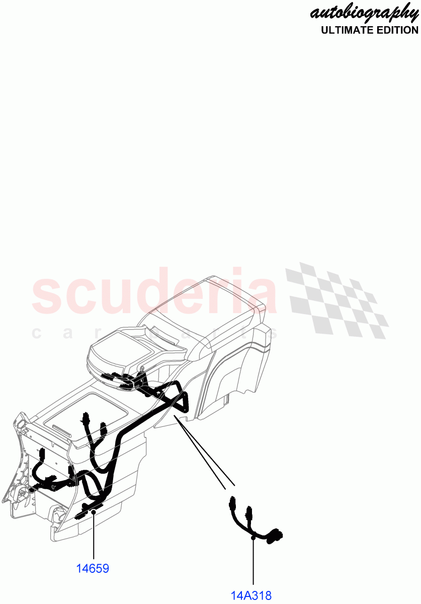 Electrical Wiring - Body And Rear (Autobiography Ultimate Edition) ((V) FROMBA344356) of Land Rover Land Rover Range Rover (2010-2012) [5.0 OHC SGDI SC V8 Petrol]