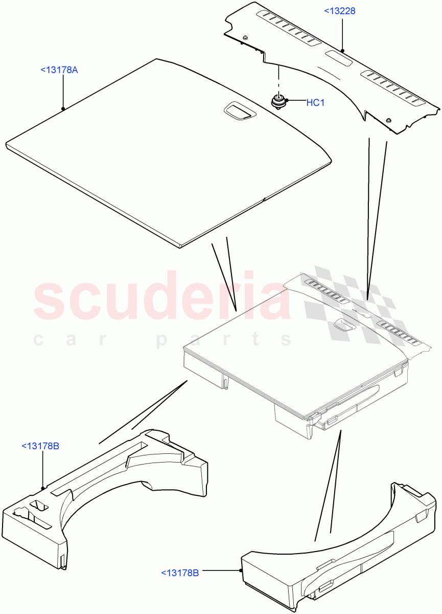 Load Compartment Trim(Floor)(Changsu (China))((V)FROMEG000001) of Land Rover Land Rover Range Rover Evoque (2012-2018) [2.0 Turbo Petrol AJ200P]