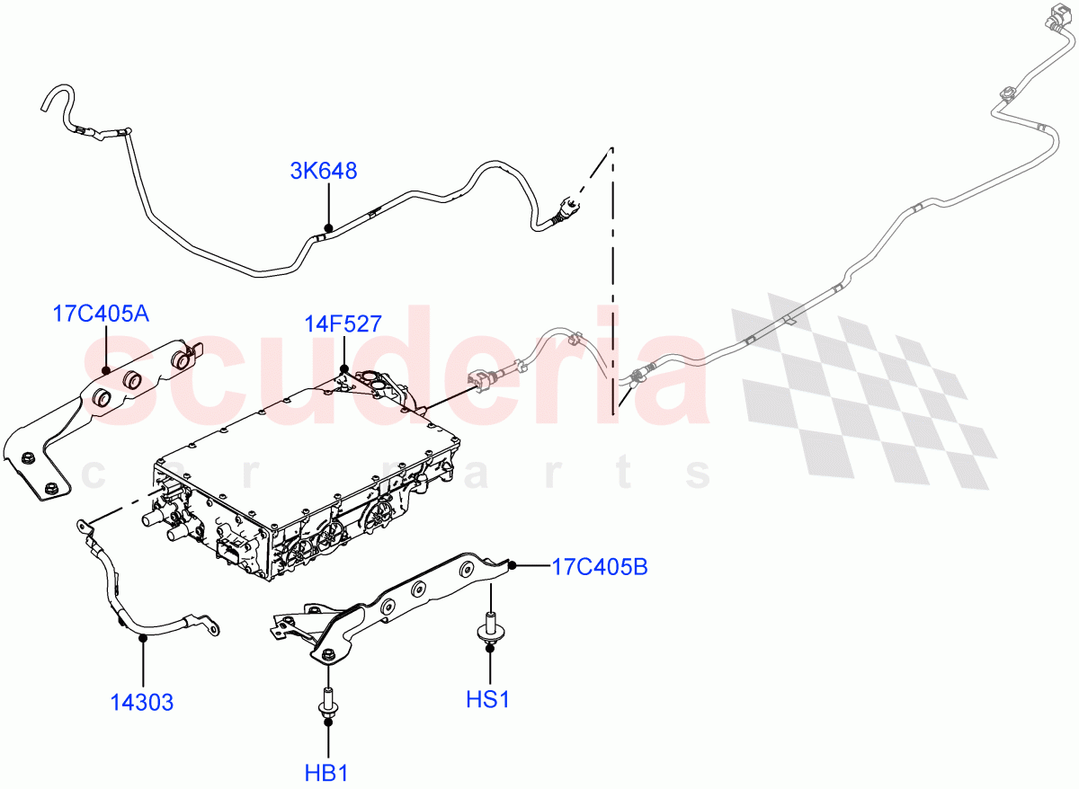 Hybrid Electrical Modules(Inverter)(Electric Engine Battery-PHEV)((V)FROMMA000001) of Land Rover Land Rover Range Rover Velar (2017+) [3.0 Diesel 24V DOHC TC]