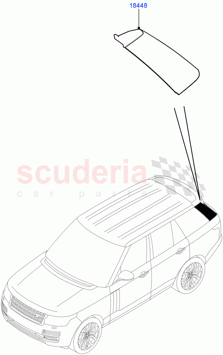 Luggage Compartment Door(Finisher) of Land Rover Land Rover Range Rover (2012-2021) [3.0 DOHC GDI SC V6 Petrol]